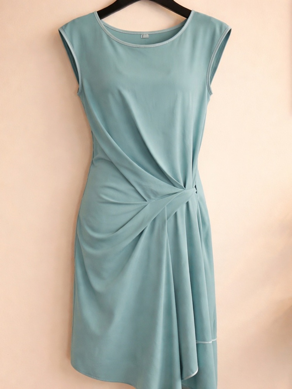 Rachel Roy Most Wanted 2 Jade Asymmetrical Twist-Front Dress | sz Small